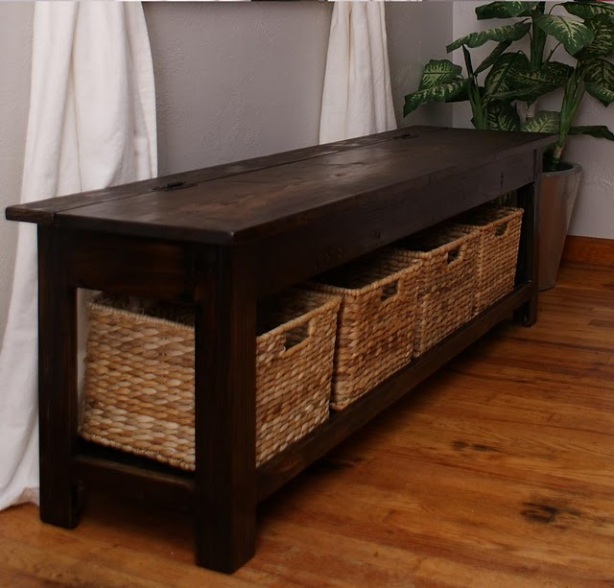 build wooden storage bench plans diy woodwork designs